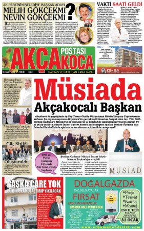 Akcakoca Postası Gazetesi Baskıları