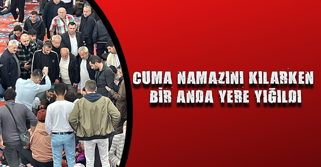 KALP KRİZİ GEÇİREN YAŞLI ADAMA CAMİDE BULUNAN DOKTORLAR MÜDAHALE ETTİ