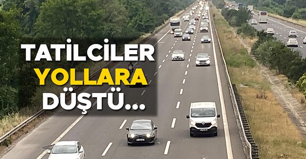 TEM OTOYOLU VE OTOBÜS TERMİNALİNDE YOĞUNLUK BAŞLADI