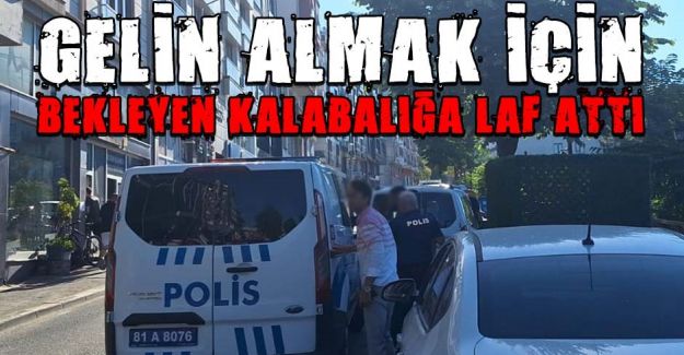 ŞAHSI LİNÇ EDİLMEKTEN POLİS EKİPLERİ KURTARDI