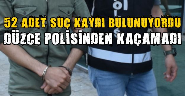 SUÇ MAKİNESİ YAKALANDI…