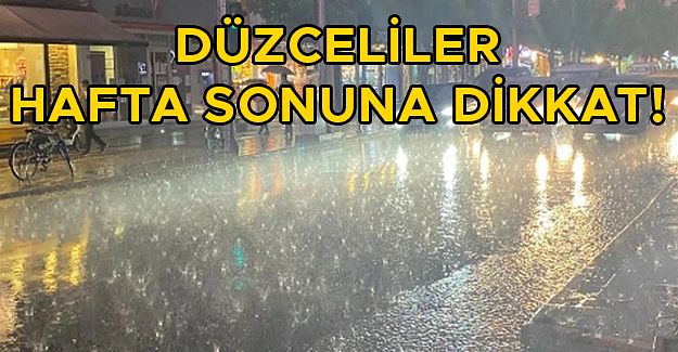 METEOROLOJİ’DEN KUVVETLİ YAĞIŞ UYARISI