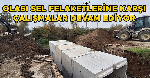 ÇİLİMLİ İLÇESİNDEKİ MENFEZ ÇALIŞMALARI TAMAMLANDI