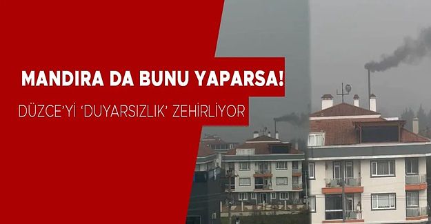 VATANDAŞ: “BURASI ZEHİR SAÇIYOR”