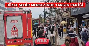 İŞ MERKEZİNİN ÇATISINDA YANGIN ÇIKTI