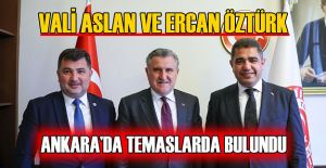 YATIRIMLAR İÇİN GENÇLİK VE SPOR BAKANI BAK İLE BİR ARAYA GELDİLER