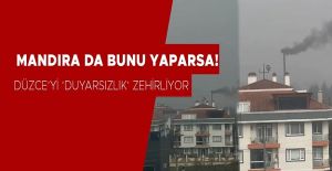 VATANDAŞ: BURASI ZEHİR SAÇIYOR”