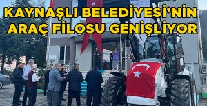 BAKANLIK KAYNAŞLI BELEDİYESİ’NE İŞ MAKİNESİ HİBE ETTİ