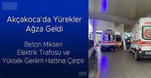 KAZADA BETON MİKSERİ SÜRÜCÜSÜ YARALANDI